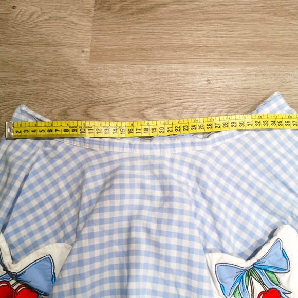 Vintage style Hell Bunny Jessie gingham skirt - Picture 4 of 11